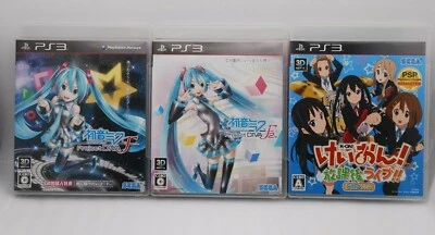 PS3 K-ON! HD ver Hatsune Miku Project DIVA F & F 2º Juego de 3 Juegos Japón Juego de Música Foto 1 de 4