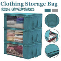 XL Blanket Bedding Storage Bag 2pk Linen Dust Mildew Moth Safe Cover 25x21x11