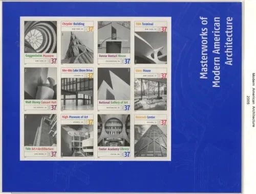 2005 Scott#3910 (.37) - MODERN AMERICAN ARCHITECTURE Sht of 12 MNH - Image 1 of 1