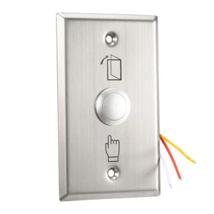 Pulsante Sgancio Porta Pulsante Uscita NO/NC/COM Interruttore Pannello 115mmx70mm 36V 3A - Foto 1 di 4