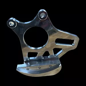 Yamaha YFZ450R EFI 09-54 2009 - 2025 Billet Rear Caliper Bracket & Rotor Guard - Picture 1 of 3