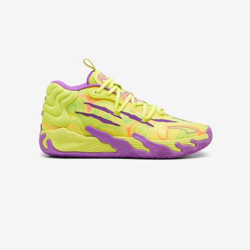Nuove con scatola*sneaker Spark da uomo PUMA MB.03*giallo rosso viola*taglia 8 13