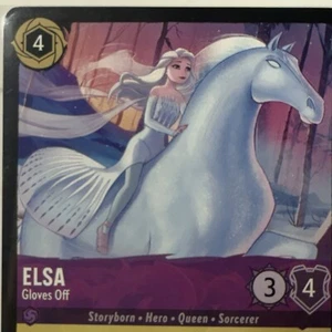Elsa - Guantes Off 39/204 Rise of the Floodborn Regular Lorcana - Imagen 1 de 3