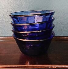 Pyrex Cobalt Blue Individual Custard Cups Ramekins #463 Made in USA 6-oz 175ml