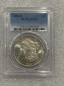 1883 O Morgan Silver Dollar PCGS MS63 ~~ Buttery Sheen ~~ (001) - Picture 1 of 2