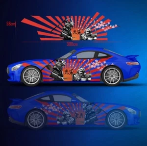 Calcomanía lateral personalizada para carreras Samurai librea; inspirada en JDM Samurai - Imagen 1 de 1