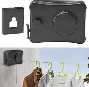 Ausziehbare Wäscheleine 5,1M Einziehbare Wäscheleine Wandmontage Edelstahlseil - Bild 1 von 15