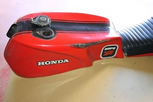 Set Tank Und Sattel Fiberglas Motorrad Sporttasche Alter 70 honda Guzzi benelli - Bild 1 von 15