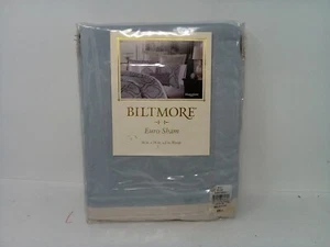 BILTMORE EURO SHAM 26IN X 26 IN +2 IN FLANGE BLUE #1721 - Picture 1 of 5