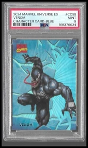 2024 Finding Unicorn Marvel Universe Evolution - Blue #CC98 Venom - PSA 9 MINT - Bild 1 von 2
