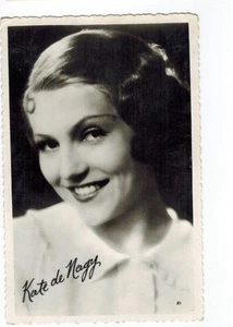Postal Kate de Nagy Francia Francesa De Colección Sin Usar Original RPP Antiguo Art Deco Años 30 - Imagen 1 de 1