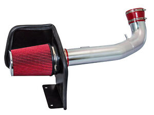 RED Cold Heat Shield Air Intake Kit+Filter For 09-14 GMC Yukon /XL1500 Denali V8