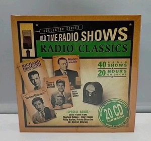 Old Time Radio Shows Classics 20 CD Box Set + TV's Greatest Shows - Picture 1 of 6