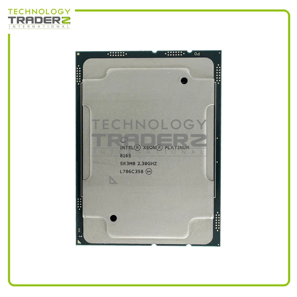 SR3M8 Intel Xeon Platinum 8165 24-Core 2.30GHz 33MB 205W Processore **Estratto** - Immagine 1 di 1