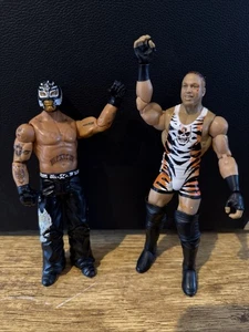 WWE Mattel Elite 91 Orange RVD Rob Van Dam Action Figure Rey Mysterio Bundle Ecw - Picture 1 of 17