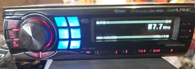 ALPINE CDA-9885 AUX-IN CD MP3 WMA CD RECEIVER CAR RADIO 50WATTS X 4 AI-NET - Image 1 of 4