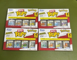 Funko Bitty Pop Pokemon Full Complete Set of 4 Boxes - Picture 1 of 2