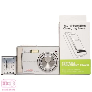 Olympus CAMEDIA D-630 ZOOM 5.0MP Silver Digital Camera Good - Picture 1 of 8