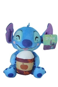 Disney Stitch Plüsch Pumpkin Spice Latte Herbst Stofftier - Bild 1 von 4