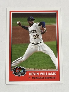 2020 Topps Future Stars Club Baseball #3 - Devin Williams - Milwaukee Brewers - Picture 1 of 2