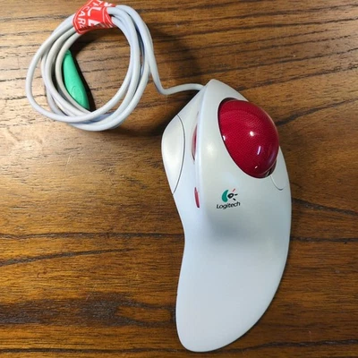 Logitech TrackMan Marble FX  PS/2 Wired Mouse Open Box - Image 1 of 4