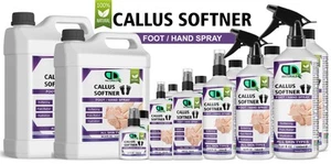 Callus Softener Foot & Hand Spray, Softening, Pain Relief & Hydration All Skin - Picture 1 of 16