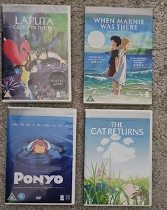 THE Studio Ghibli Collection 4 X DVD - Picture 1 of 5