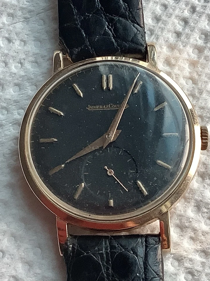 Vintage LeCoultre oro rosa de 18 quilates Foto 1 de 4