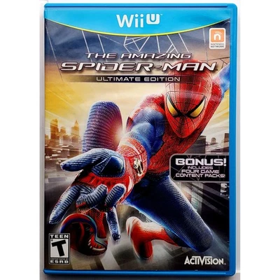 Amazing Spiderman - Nintendo Wii U impecável testado autêntico garantia de 1 ano - Imagem 1 de 4