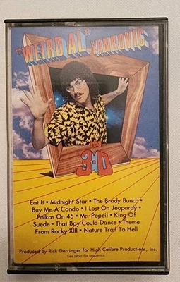 Странный Эл Янкович в 3-D кассете 1984 рок-н-ролл записи пародии рок поп-музыка - Изображение 1 из 4