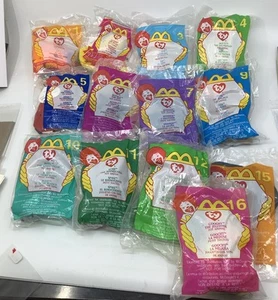 15 - 2000 McDonald’s Ty Teenie Beanie Babies – All SealedNew Unopened! - Picture 1 of 4