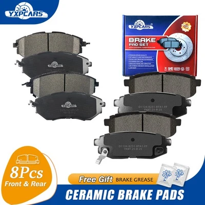 Pastilhas de freio dianteiras e traseiras de cerâmica para Subaru B9 Tribeca Forester Legacy Outback - Imagem 1 de 4