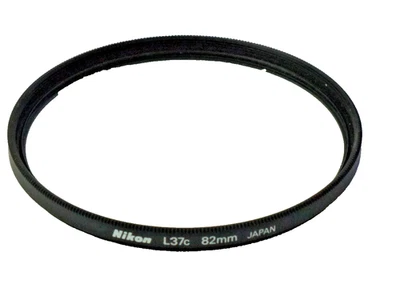 Nikon 82mm Screw-In L37c Clear Filter, black rim - Image 1 of 2