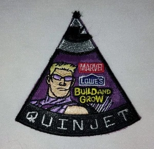 Lowe's Build and Grow Collector Patch Marvel Pie Piece - Quinjet - Picture 1 of 1
