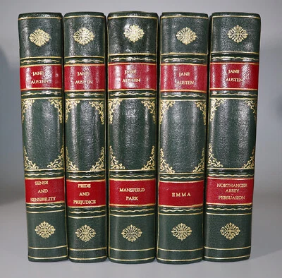 1923 Novels of Jane Austen LARGE PAPER LIMITED EDITION 5 Vols Pride Prejudice - Image 1 of 4