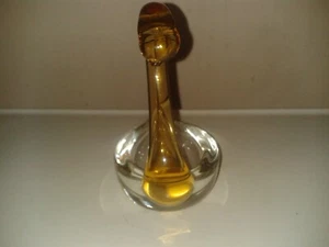Vintage clear/yellow glass in shape of swan figure ash tray. Damage. (A30) - Picture 1 of 7