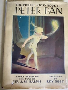 The Picture Story Book of Peter Pan J.M. Barrie First Edition Printing Rare! - Picture 1 of 3