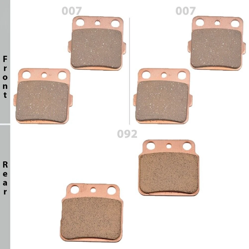 Kawasaki Four Whelers KFX400 '03-05 Brake Pads GOLDfren 007S33-x2-092K5 - Изображение 1 из 4