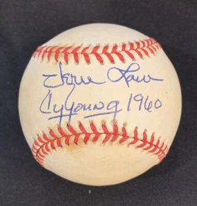 VERN LAW, Pittsburgh Pirates, single signed ONL Coleman baseball PSA - Picture 1 of 7