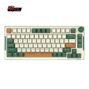 RK H81 RGB Mechanical Gaming Keyboard Gasket Mount Hot Swappable Timing-Brown - Picture 1 of 12