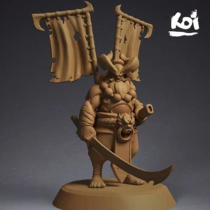 Furybound Clan - Blade Master fantasy miniature samurai ogre demon D&D Tabletop - Picture 1 of 2