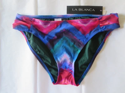 LA BLANCA WOMEN SWIM BOTTOM #8KJ96, SIZE USA 8, MULTICOLOR, NWT $57 - Image 1 of 3