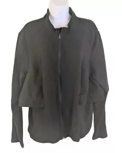 Jaanuu, Giacca da pista donna con zip intera, nera, taglia 3X - Foto 1 di 3