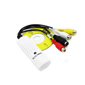 Adaptador de tarjeta de captura de captura de captura de audio de video USB 2.0 VHS RCA a DVD para WIN7/8/10/XP - Imagen 1 de 11