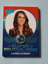 1/1 Lauren Boebert DECISION 2020 Super Political Gems # PG-72 , Ice Blue Foil