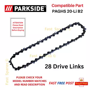 Cadena de motosierra de podar Parkside PAGHS 20-Li B2 28 eslabones de transmisión PUBLICACIÓN RÁPIDA - Imagen 1 de 4