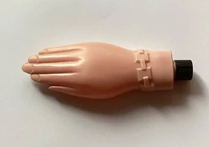 Vintage Vanity Pink Hand Shaped Linc-o-Lin Hand Cream Bottle Made in England - Picture 1 of 4