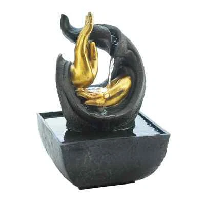 GOLDEN HANDS ACCENT TABLETOP FOUNTAIN — 第 1/2 张图片