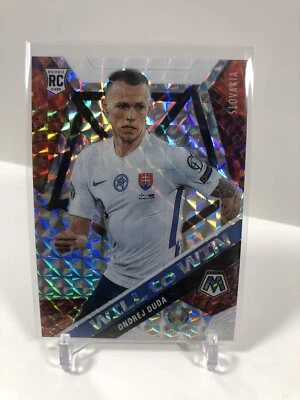 2020-21 Mosaic Euro Andrej Duda RC Will To Win Silver Mosaic Prizm SP - Image 1 of 2