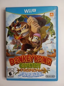 Donkey Kong Country: Tropical Freeze (Nintendo Wii U, 2014) Completo con Manual - Imagen 1 de 3
